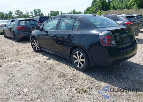 2012 Nissan Sentra 2.0 Sr z USA, uszkodzony, nr VIN 3N1AB6AP8CL630470